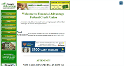 Desktop Screenshot of financialadvantagecu.com